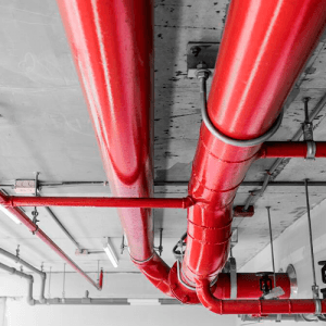 tubulação de combate ao incendio